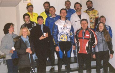 Participants à la première sortie du club, centre des loisirs Montfort l'Amaury